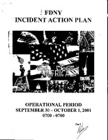 Incident Action Plan: 9/30/01 - 10/1/01