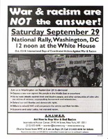 War and Racism are NOT the Answer!