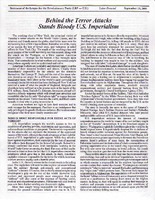 Behind the Terror Attacks Stands Bloody U.S. Imperialists [1 of 2]