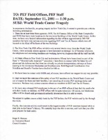World Trade Center Tragedy