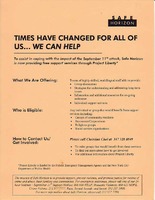Times Have Changed For All Of Us...We Can Help