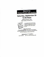 March for Global Peace and Justice