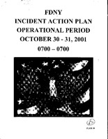 Incident Action Plan: 10/30/01 - 10/31/01