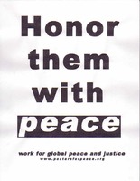 Honor Them With Peace