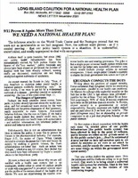 9/11 Proves it Again; More than Ever, We Need a National Health Plan! [1 of 4]