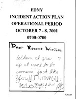Incident Action Plan: 10/7/01 - 10/8/01