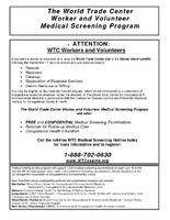 The World Trade Center Worker and Volunteer Medical Screening Program (pdf)