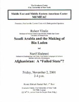 Saudi Arabia and the Making of Bin Laden