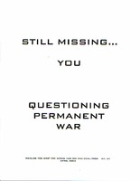 Still Missin...You Questioning Permanent War