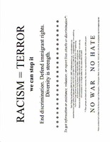 Racism-Terrorism: We Can Stop It